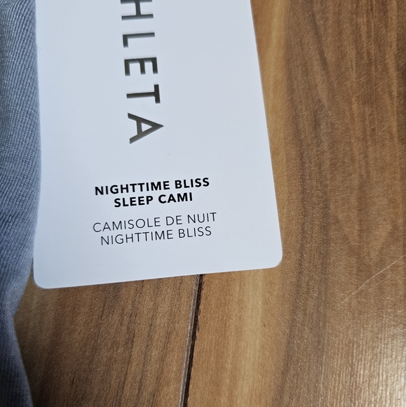 Athleta Nightime Bliss Sleep Cami Size xsmall nwt - Picture 8 of 9